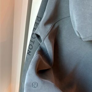 lululemon athletica Gray Peloton Logo Sweatshirt Hoodie